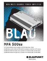 Blaupunkt MPA-500 - Owners Manual